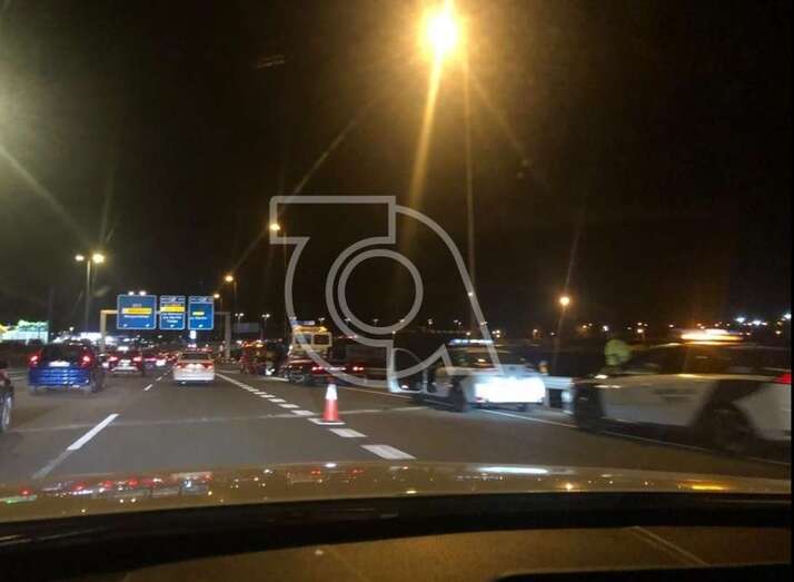 Imagen de archivo de un accidente en el mismo lugar/TA.